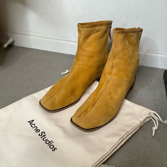 Acne Studios Shoes - Acne Studios Bertine Zipper Short Boots
